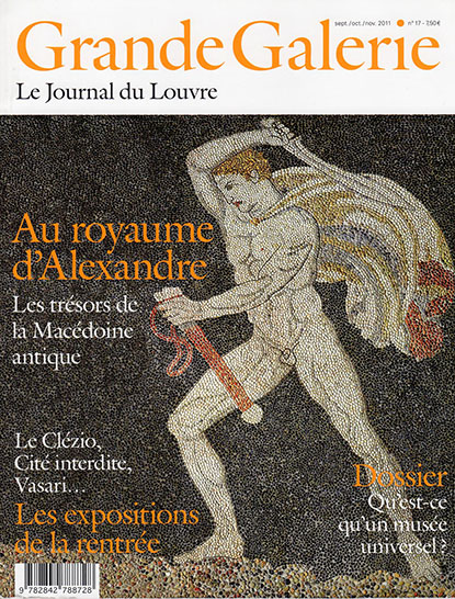 French magazine with a tribute to the Louvre exhibition - Grande Galerie (No.17), France, 2011.