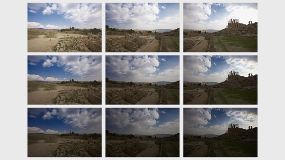 video presentation of panoramic HDR photography