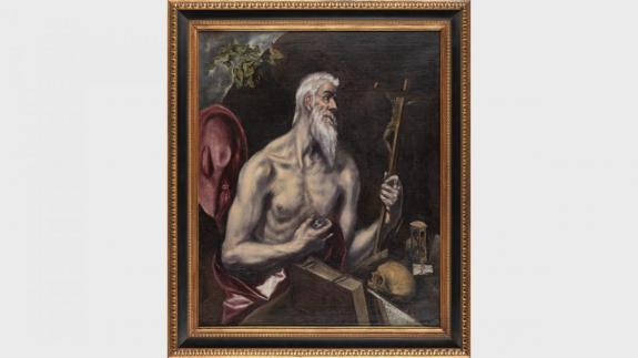 video presentation - zooming in a gigapixel photograph of an El Greco painting - high resolution artwork reproduction