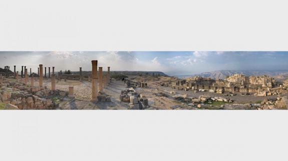 Gigapixel photograph - Gadara, Jordan archaeological site