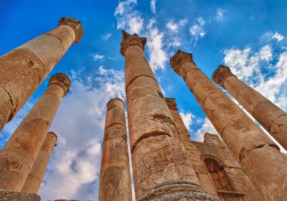 Αρχαιολογικός χώρος Ιορδανίας - Γέρασα Ναός του Διός